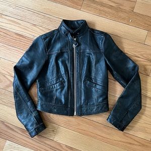 Gap Leather Moto Jacket